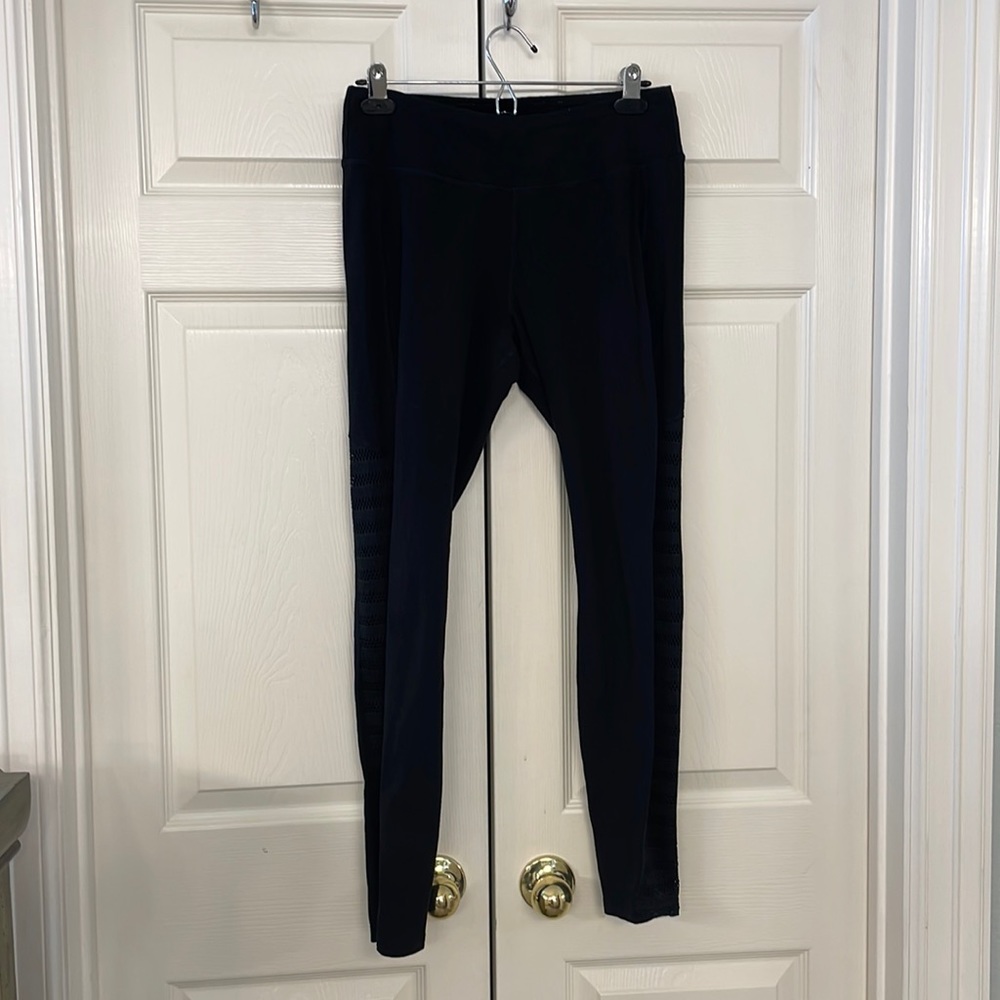 Black cut Out Detail Leggings